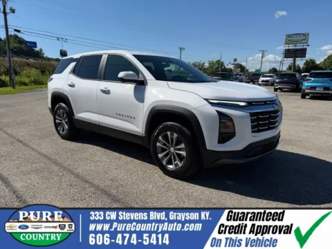 White 2025 Chevrolet Equinox LT for sale in Grayson, KY