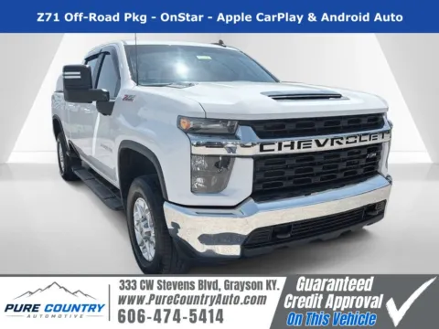 White 2021 Chevrolet Silverado 2500HD LT for sale in Grayson, KY