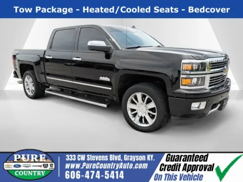Black 2014 Chevrolet Silverado 1500 High Country for sale in Grayson, KY