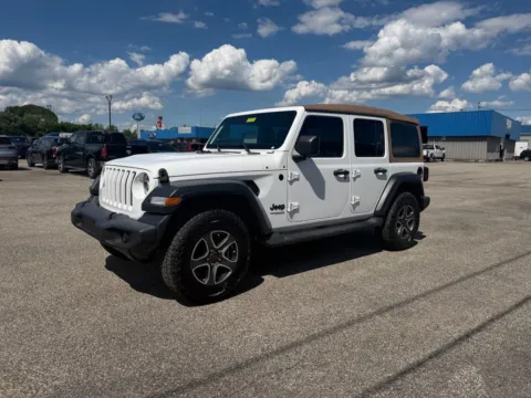 Another view of 2020 Jeep Wrangler Unlimited Black and Tan for sale in Grayson, KY at Pure Country Automotive