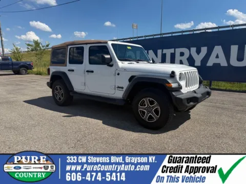 White 2020 Jeep Wrangler Unlimited Black and Tan for sale in Grayson, KY