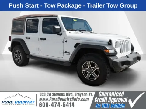 White 2020 Jeep Wrangler Unlimited Sport for sale in Grayson, KY