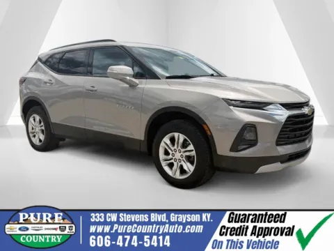 Gray 2021 Chevrolet Blazer LT for sale in Grayson, KY