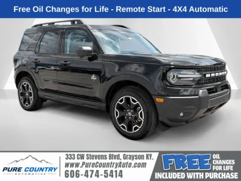 Black 2026 Ford Bronco Sport Outer Banks for sale in Grayson, KY