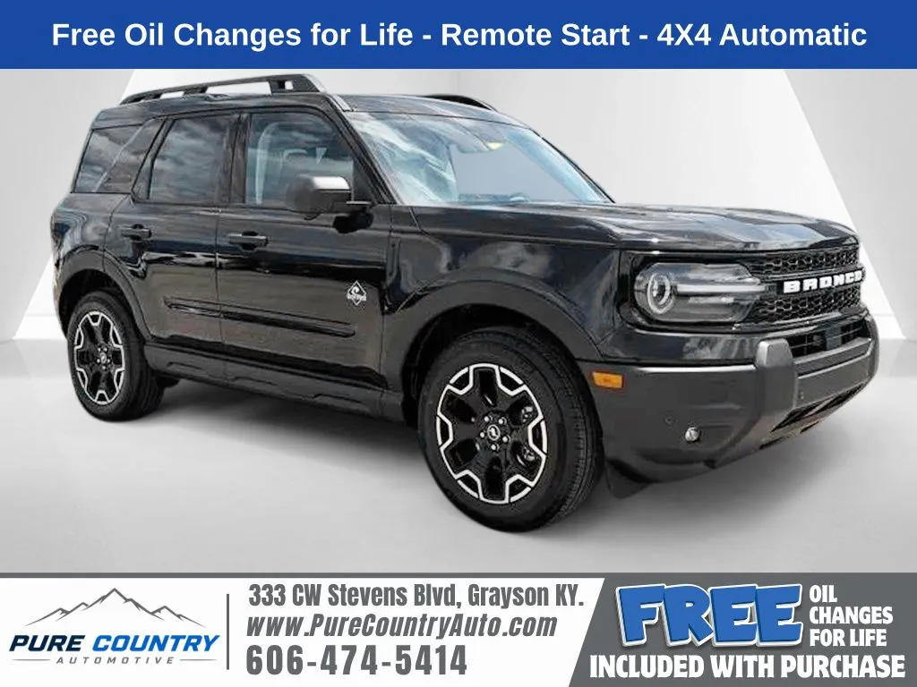 Black 2026 Ford Bronco Sport Outer Banks for sale in Grayson, KY