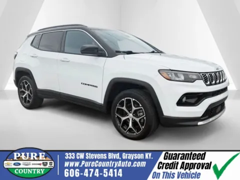 White 2024 Jeep Compass Limited for sale in Grayson, KY