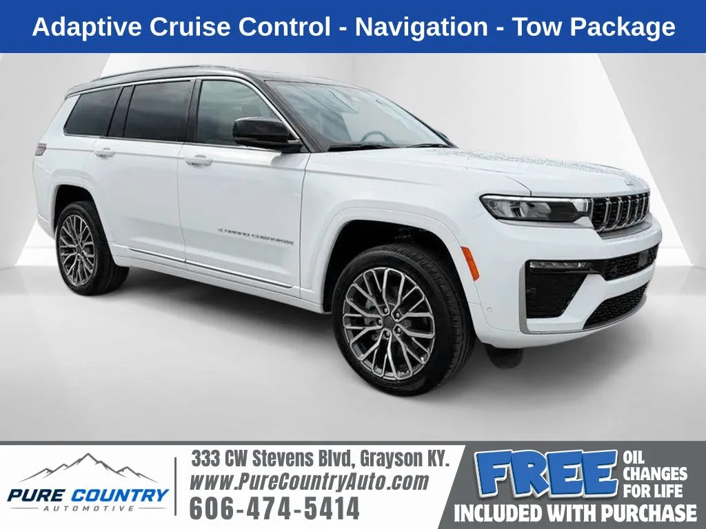 White 2026 Jeep Grand Cherokee L Summit for sale in Grayson, KY