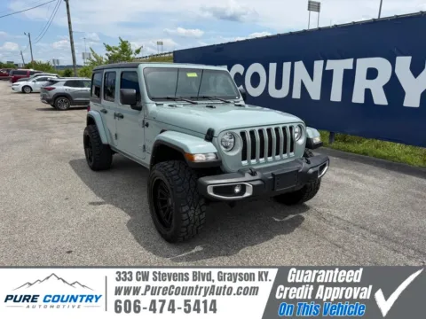 Gray 2023 Jeep Wrangler Sahara for sale in Grayson, KY