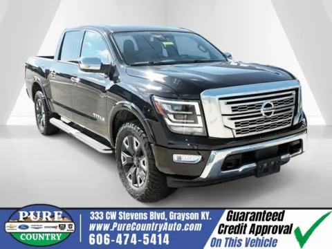 Black 2023 Nissan Titan Platinum Reserve for sale in Grayson, KY