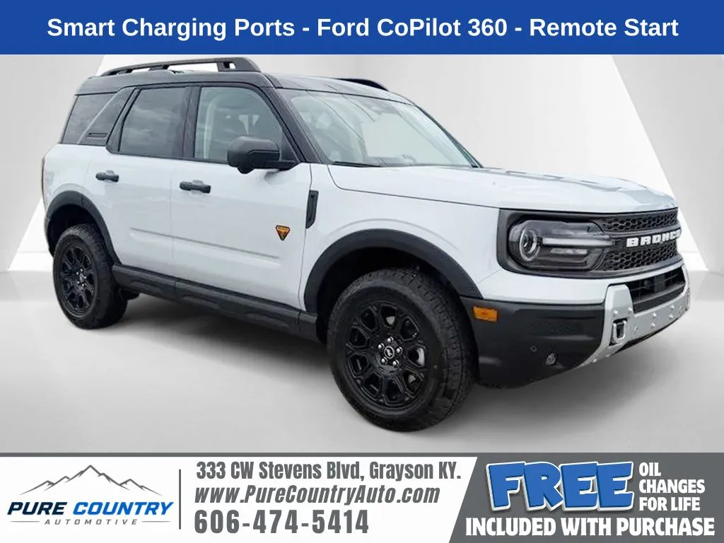 White 2026 Ford Bronco Sport Badlands for sale in Grayson, KY