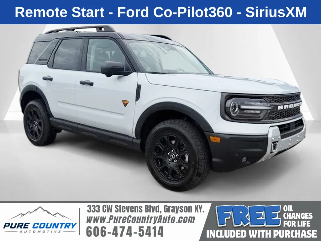 White 2026 Ford Bronco Sport Badlands for sale in Grayson, KY