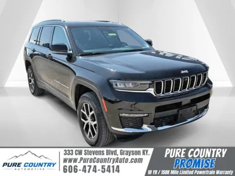 Black 2024 Jeep Grand Cherokee L Limited for sale in Grayson, KY