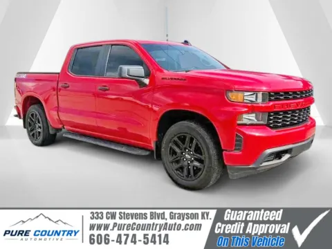Red 2022 Chevrolet Silverado 1500 LTD Custom for sale in Grayson, KY