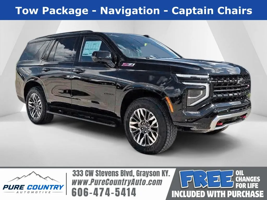 Black 2026 Chevrolet Tahoe Z71 for sale in Grayson, KY