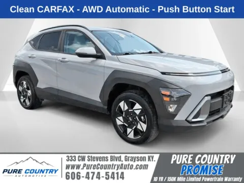 Gray 2024 Hyundai Kona SEL for sale in Grayson, KY