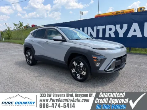 Gray 2024 Hyundai Kona SEL for sale in Grayson, KY
