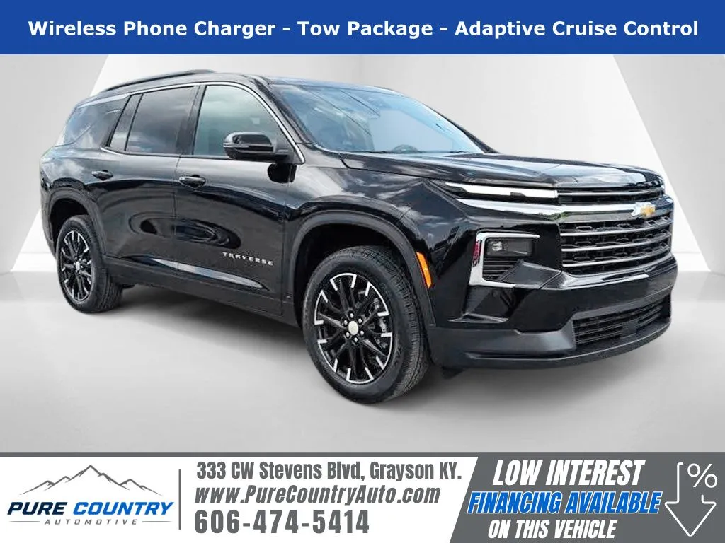 Black 2026 Chevrolet Traverse LT for sale in Grayson, KY
