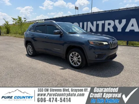Blue 2021 Jeep Cherokee Latitude Plus for sale in Grayson, KY