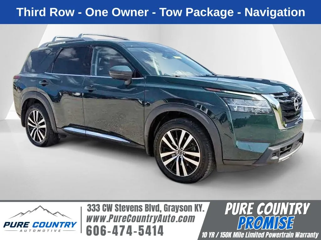 Green 2023 Nissan Pathfinder Platinum for sale in Grayson, KY