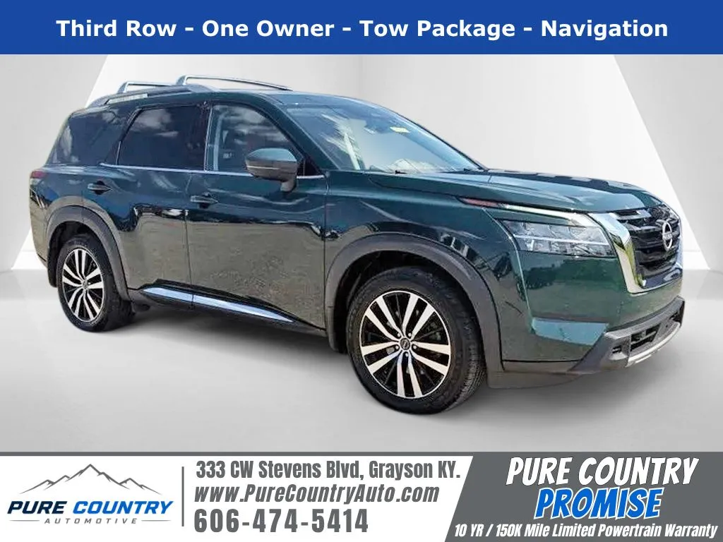 Green 2023 Nissan Pathfinder Platinum for sale in Grayson, KY