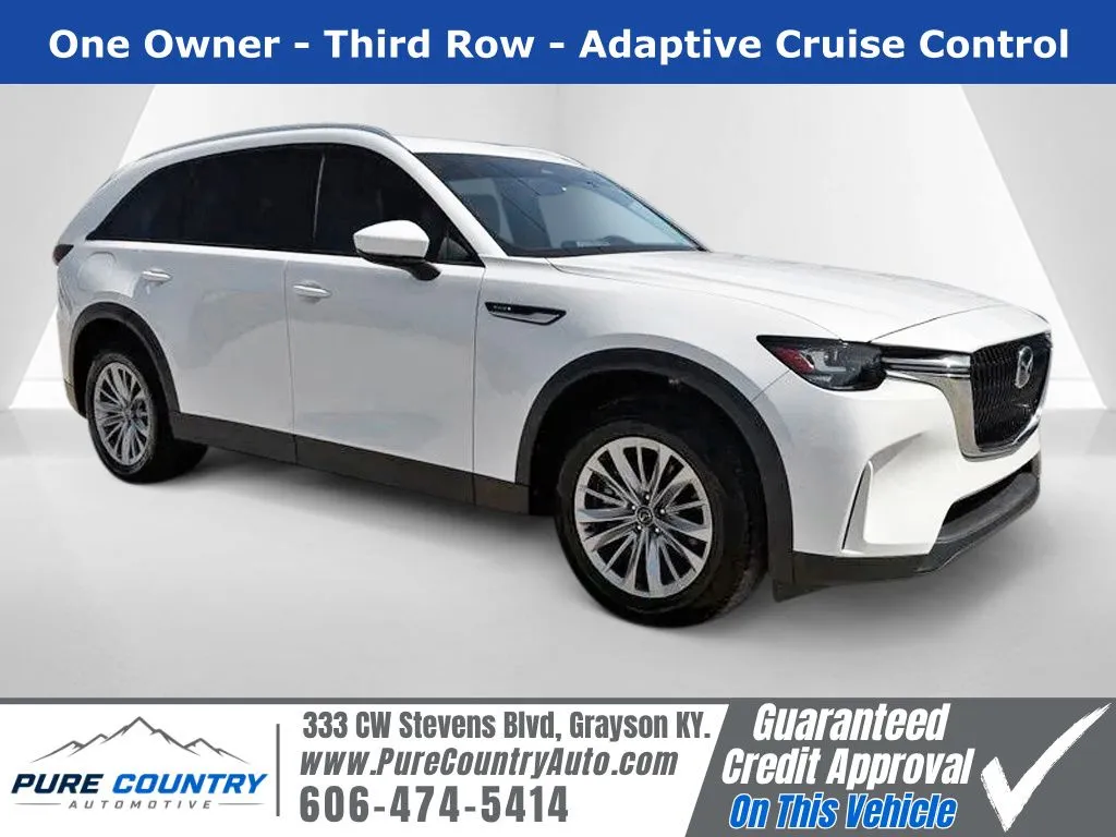 White 2024 Mazda CX-90 PHEV Preferred for sale in Grayson, KY