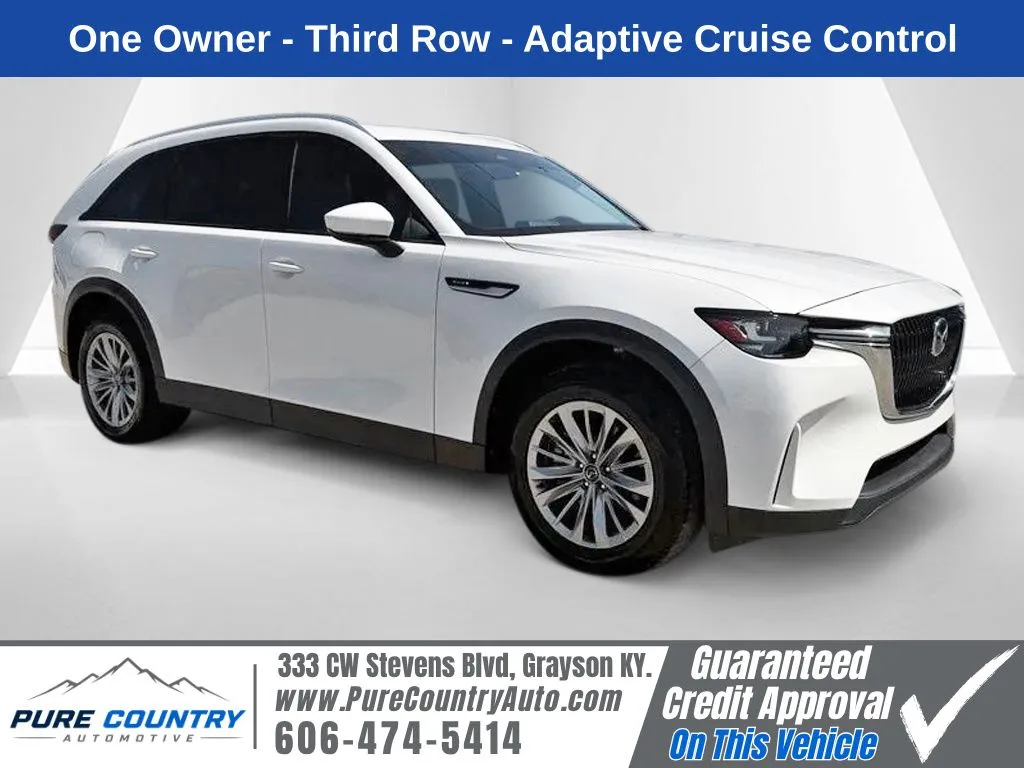 White 2024 Mazda CX-90 PHEV Preferred for sale in Grayson, KY