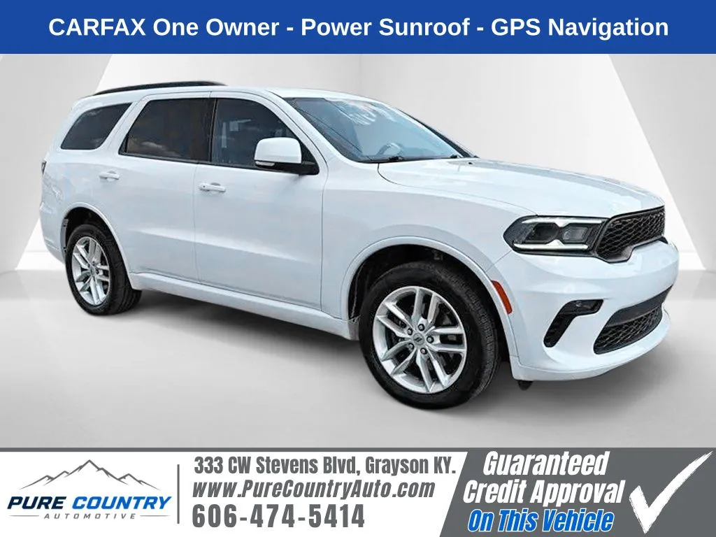 White 2021 Dodge Durango GT Plus for sale in Grayson, KY