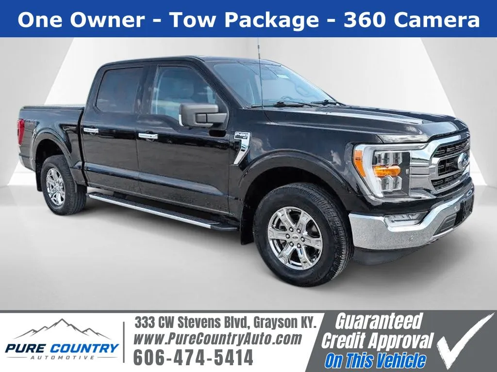 Black 2021 Ford F-150 XLT for sale in Grayson, KY