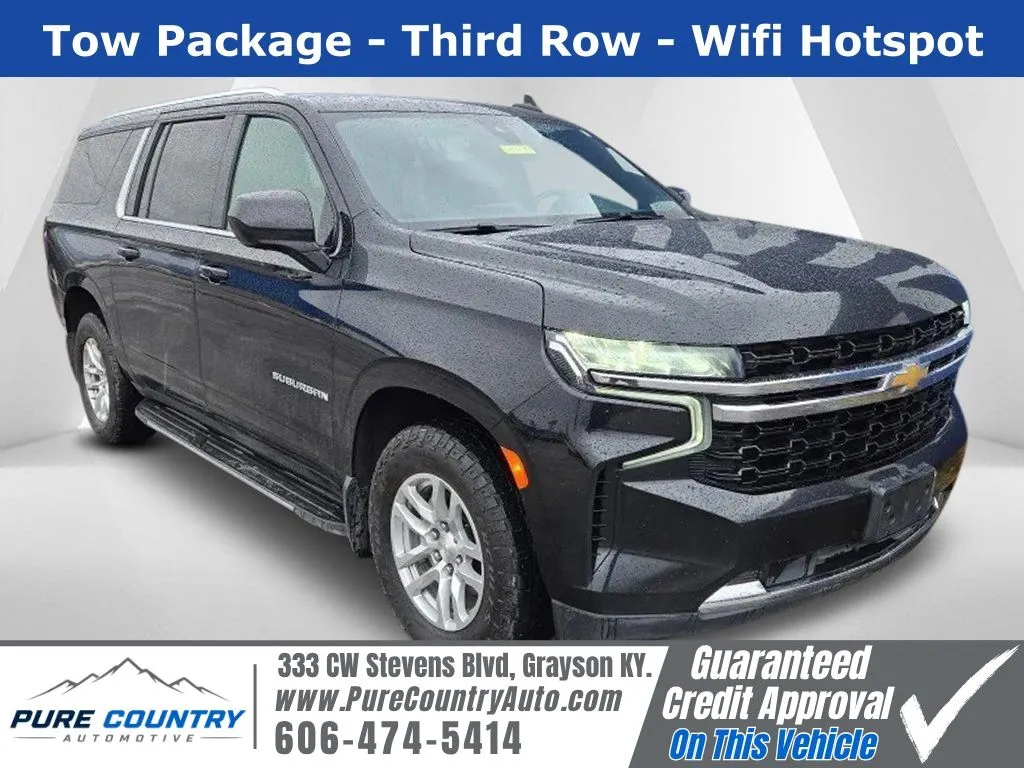 Black 2021 Chevrolet Suburban LS for sale in Grayson, KY