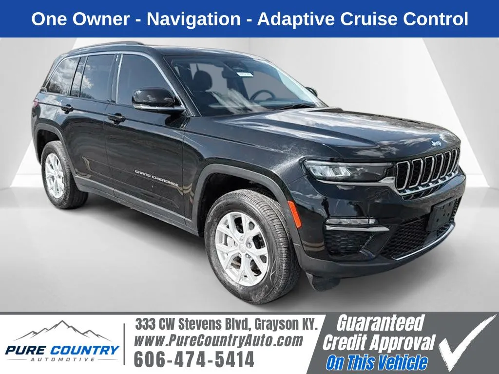 Black 2023 Jeep Grand Cherokee Limited for sale in Grayson, KY
