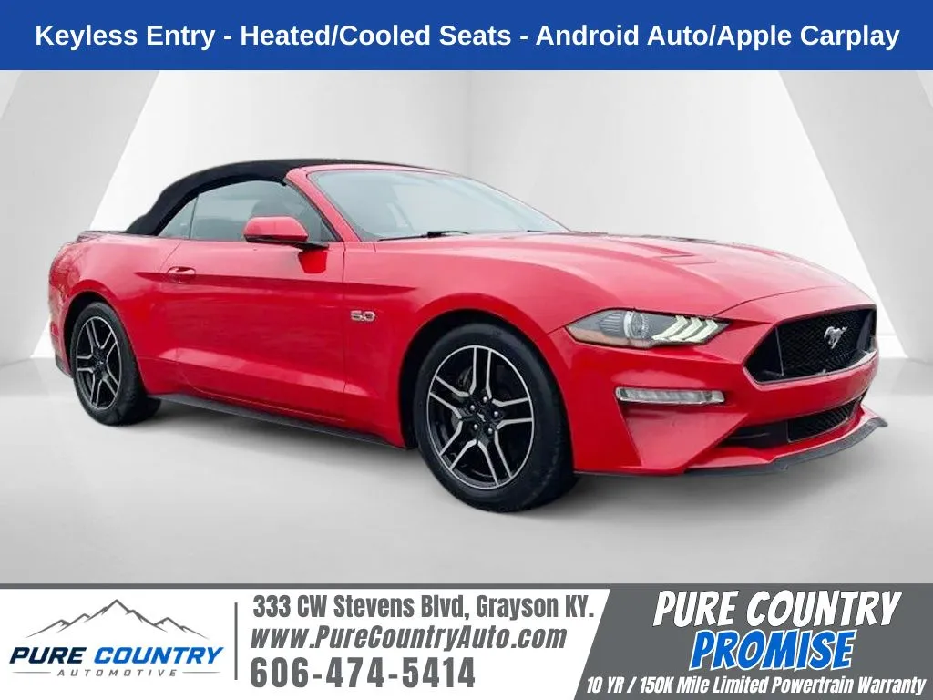 Red 2019 Ford Mustang GT Premium for sale in Grayson, KY