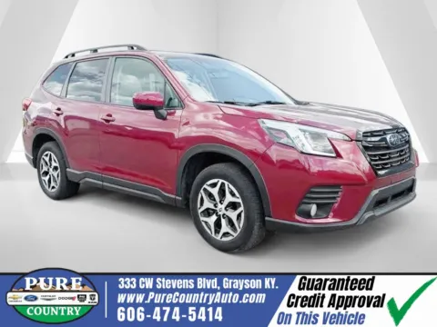 Red 2023 Subaru Forester Premium for sale in Grayson, KY