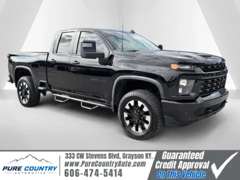 Black 2020 Chevrolet Silverado 2500HD Custom for sale in Grayson, KY