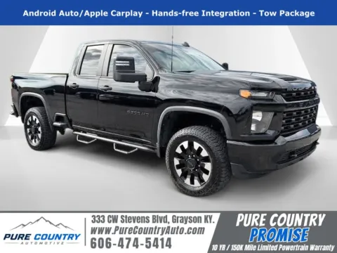 Black 2020 Chevrolet Silverado 2500HD Custom for sale in Grayson, KY