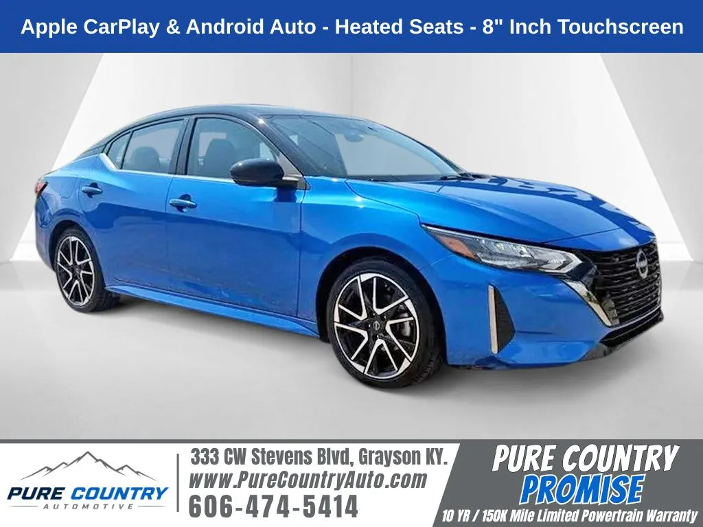 Blue 2024 Nissan Sentra SR for sale in Grayson, KY