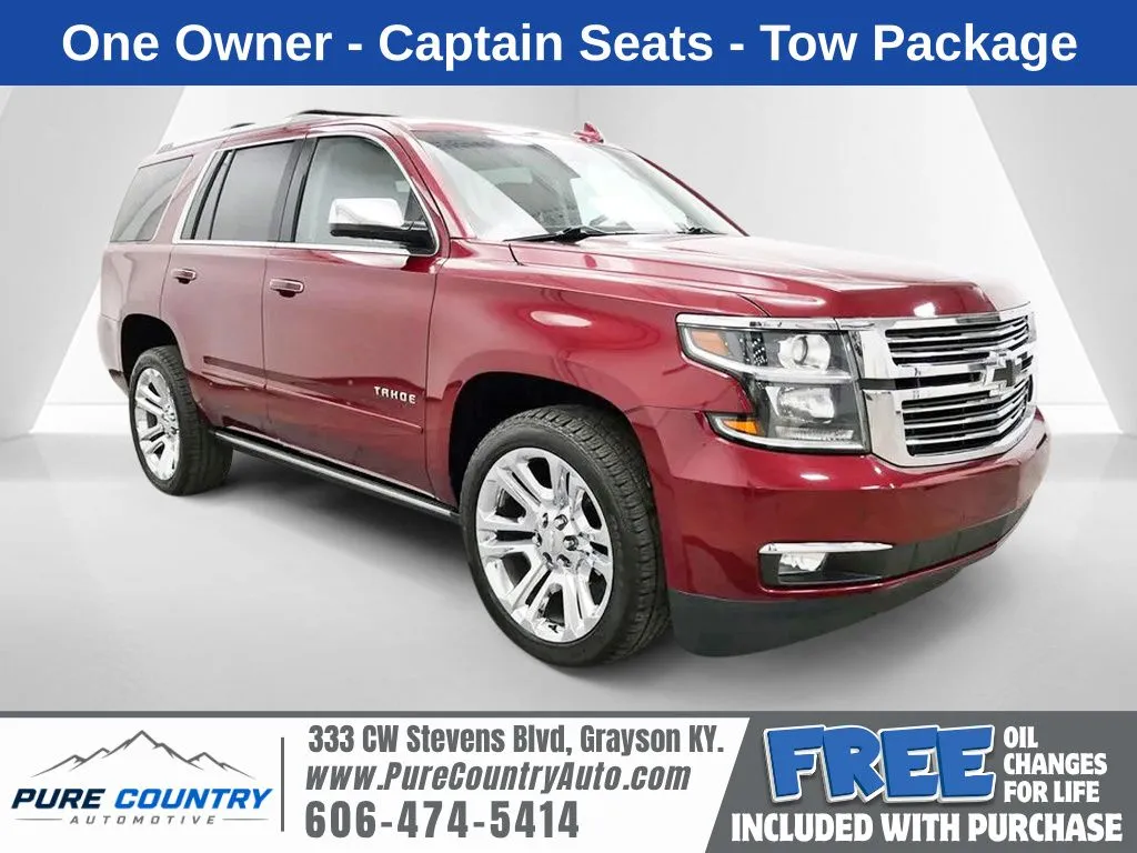 Red 2020 Chevrolet Tahoe Premier for sale in Grayson, KY