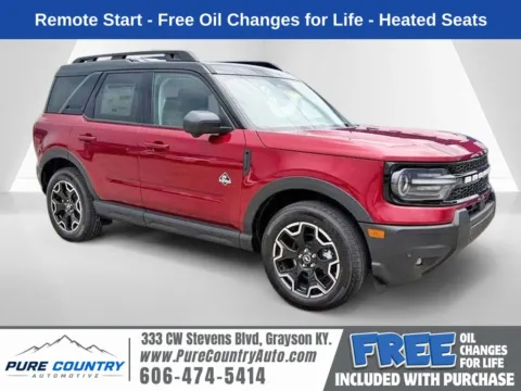 Red 2026 Ford Bronco Sport Outer Banks for sale in Grayson, KY