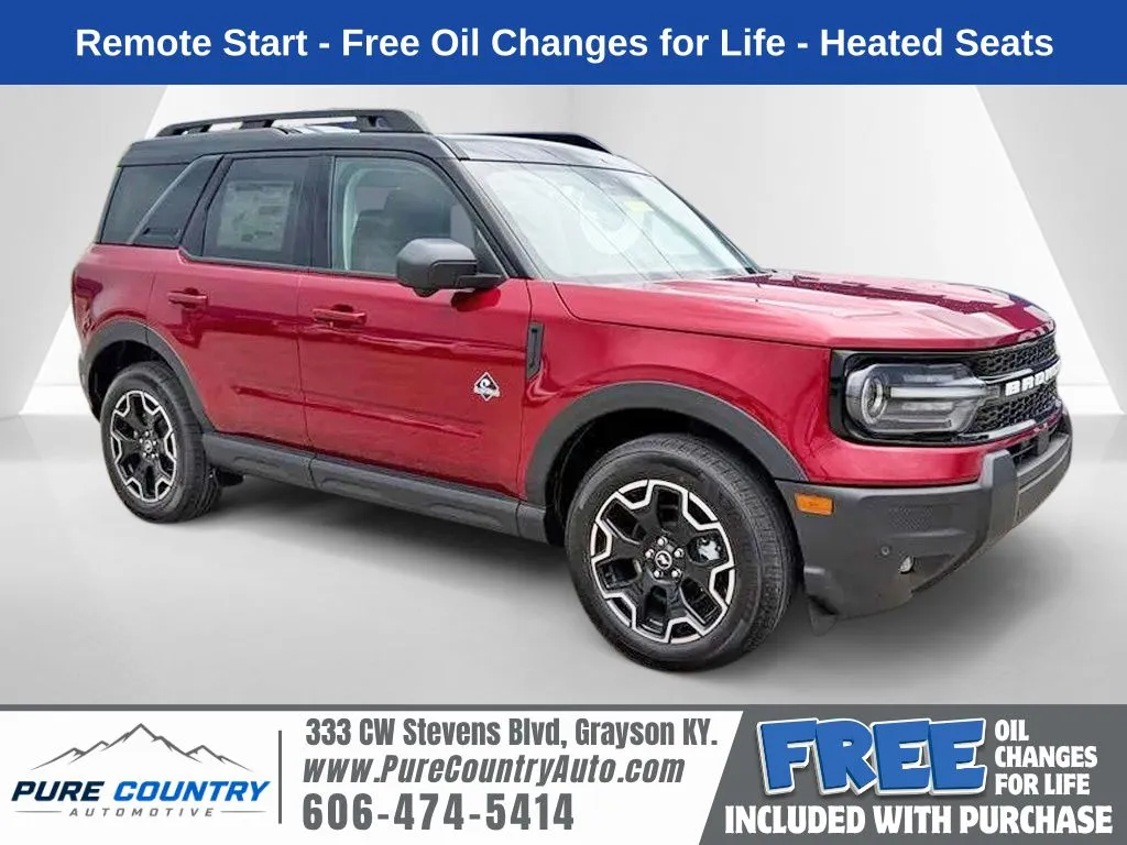 Red 2026 Ford Bronco Sport Outer Banks for sale in Grayson, KY