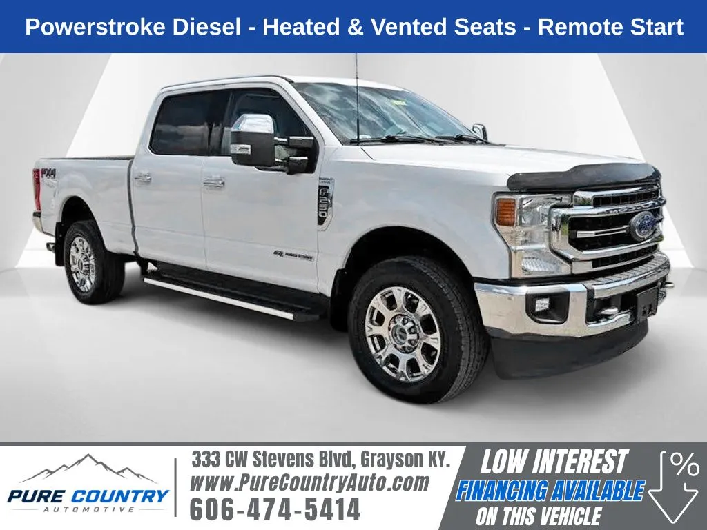 White 2021 Ford F-250SD Lariat for sale in Grayson, KY