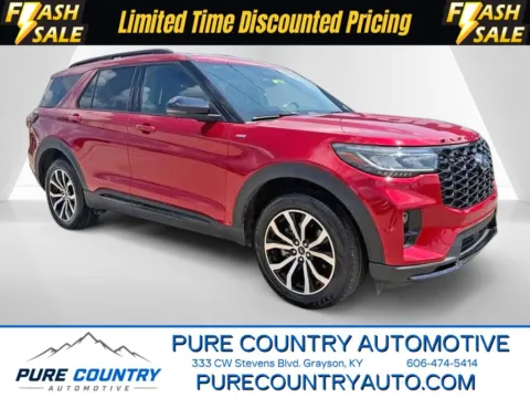 Red 2025 Ford Explorer ST-Line for sale in Grayson, KY