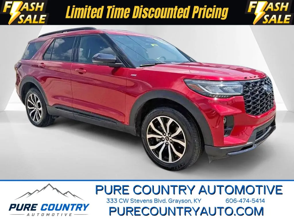 Red 2025 Ford Explorer ST-Line for sale in Grayson, KY