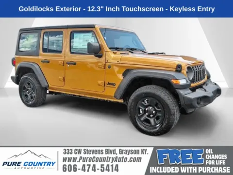 Gold 2026 Jeep Wrangler Sport for sale in Grayson, KY