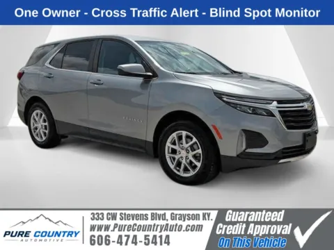 Gray 2024 Chevrolet Equinox LT for sale in Grayson, KY