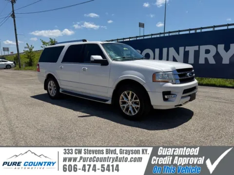 White 2017 Ford Expedition EL Limited for sale in Grayson, KY
