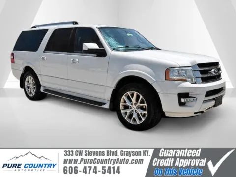 White 2017 Ford Expedition EL Limited for sale in Grayson, KY