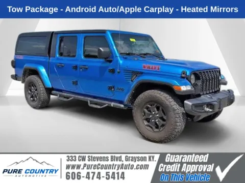 Blue 2021 Jeep Gladiator Willys for sale in Grayson, KY
