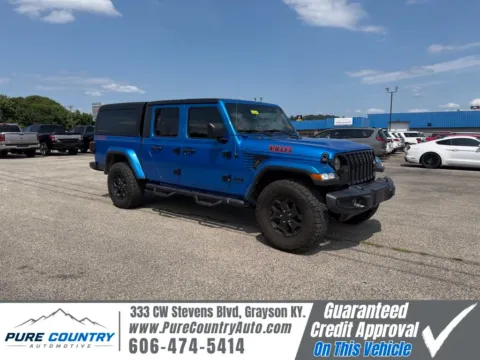 Blue 2021 Jeep Gladiator Willys for sale in Grayson, KY