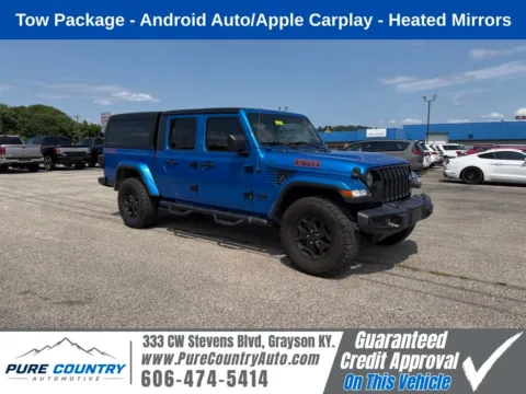 Blue 2021 Jeep Gladiator Willys for sale in Grayson, KY