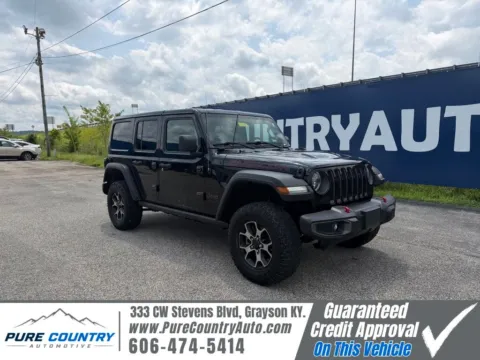 Black 2019 Jeep Wrangler Unlimited Rubicon for sale in Grayson, KY