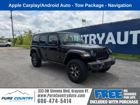 Black 2019 Jeep Wrangler Unlimited Rubicon for sale in Grayson, KY